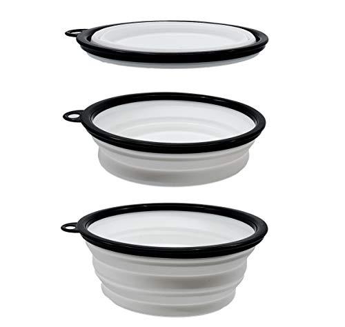 Luxe Pup® Collapsible Silicone Travel Bowl Set (33oz)