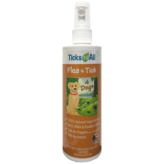 All Natural Flea & Tick 4 Dogs 8oz