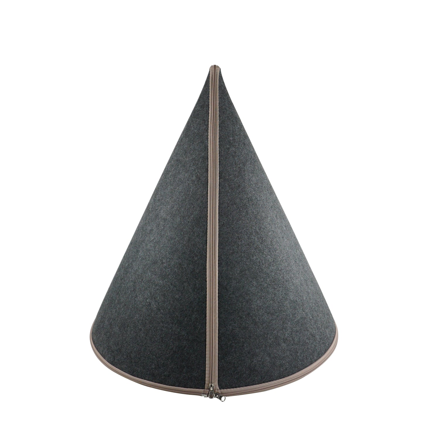 My Secret Cone Cave Easy Assembly Premium Felt Modern Cat Dog Small Animal Pet House Bed Condo